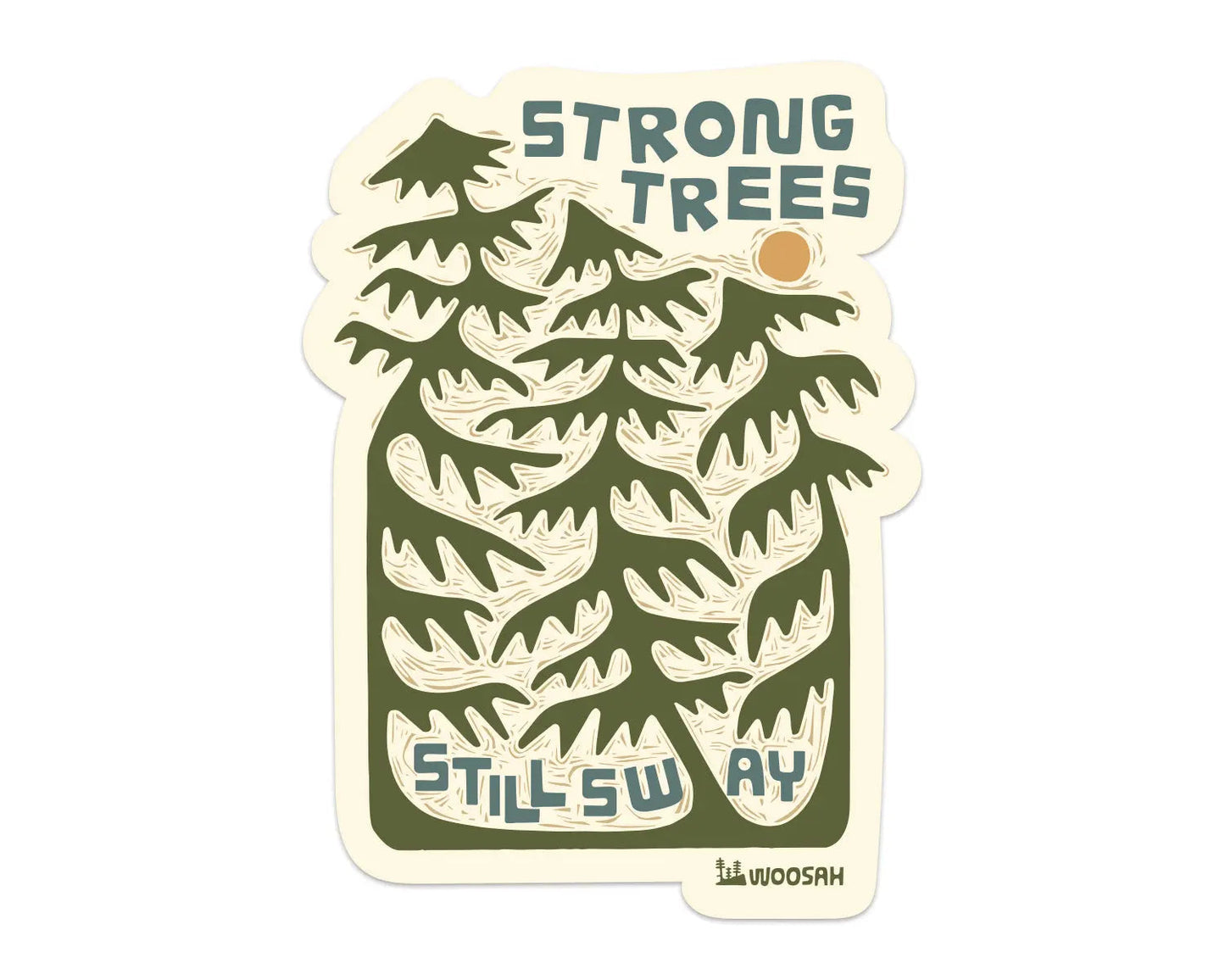 Strong Trees Sticker